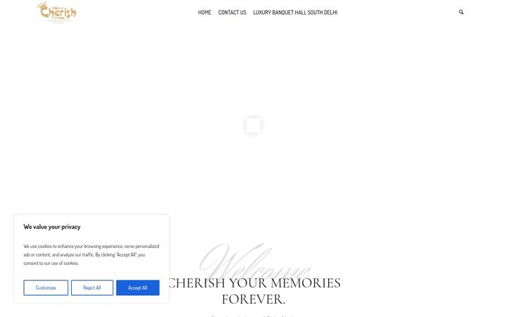 Screenshot di cherishhospitality.in