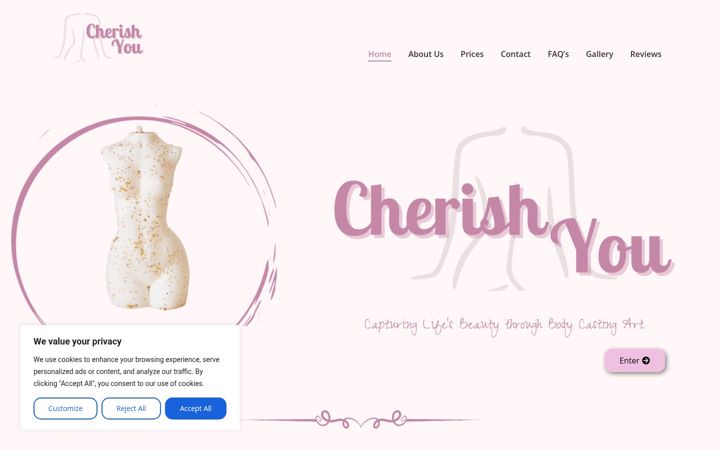 Posnetek zaslona cherishyoubodycasting.co.uk
