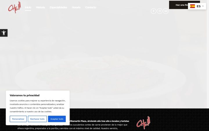 Screenshot of cheristoranteitaliano.com