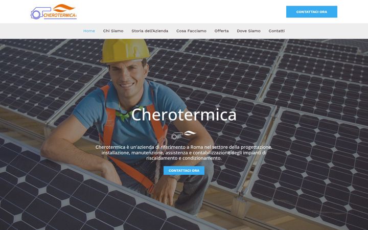 Screenshot of cherotermica.com