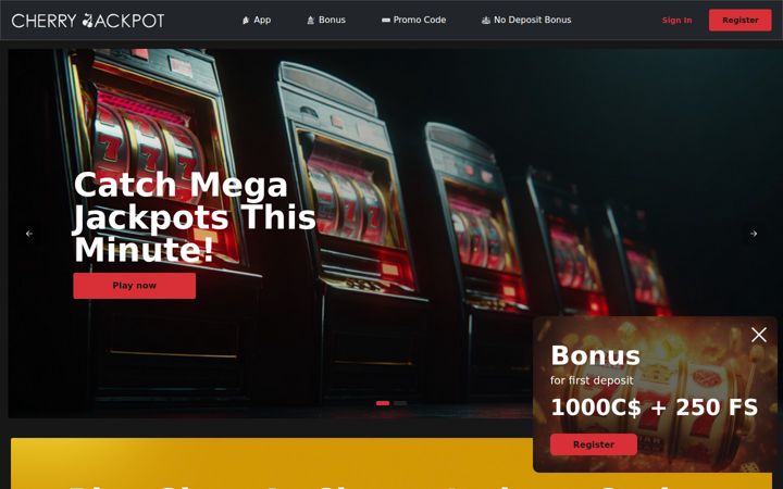 Ekrano kopija cherry-jackpot-casino.com
