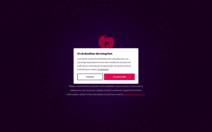 Screenshot of cherry.com
