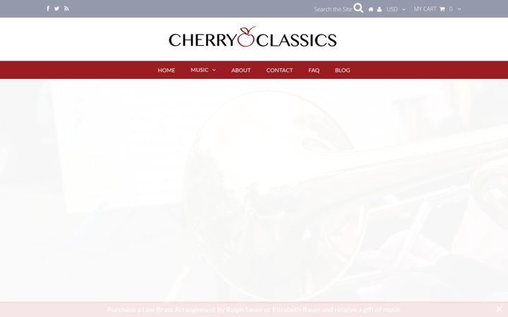 Screenshot of cherryclassics.com