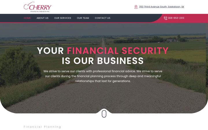 Captura de pantalla de cherryfinancial.ca