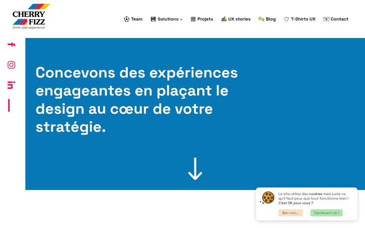 Screenshot ta' cherryfizz.fr