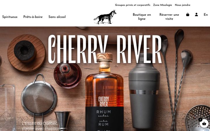 Captura de pantalla de cherryriver.ca
