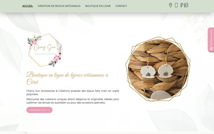 Screenshot ta' cherrysun.fr