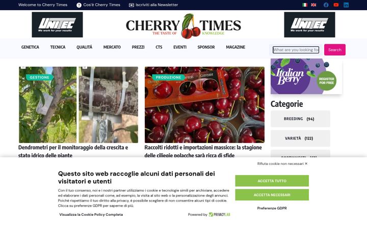Zrzut ekranu cherrytimes.it