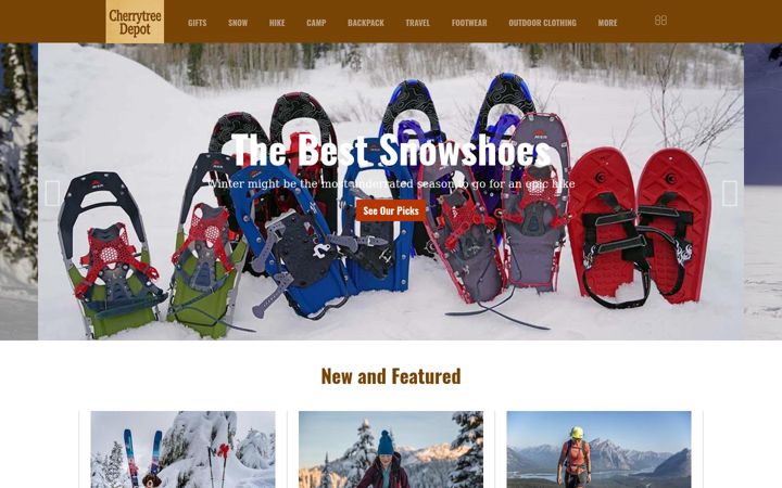 Screenshot of cherrytreedepot.com