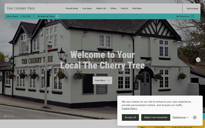 Screenshot di cherrytreewitham.co.uk