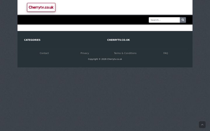 Screenshot di cherrytv.co.uk