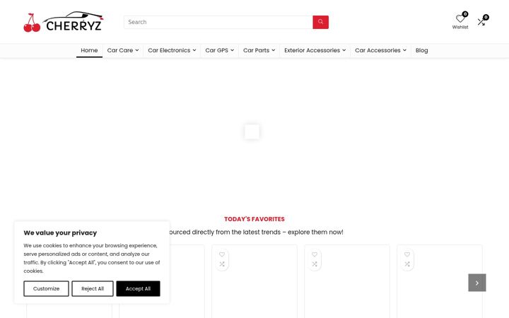 Screenshot of cherryzy.com
