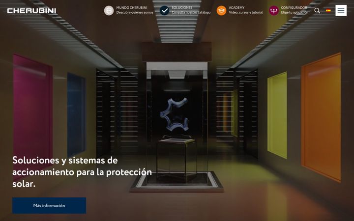 Screenshot van cherubini.es