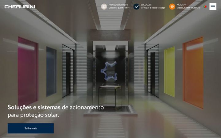 Screenshot of cherubini.pt