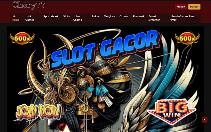 Screenshot of chery77.com