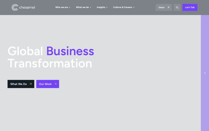 Screenshot of chesamel.com
