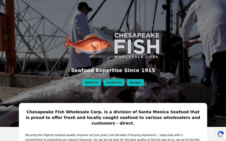 Screenshot of chesapeakefish.com
