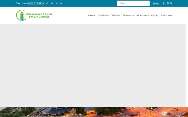 Screenshot di chesapeakesc.org