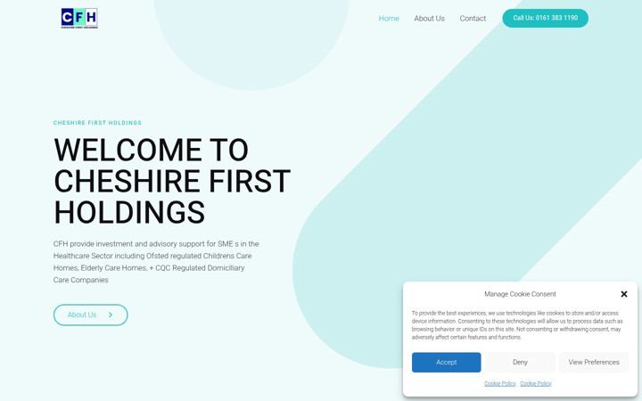 Screenshot του cheshirefirst.co.uk