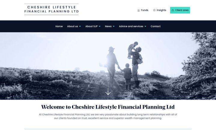 Screenshot of cheshirelifestyle.com