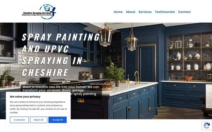 Screenshot of cheshiresprayingservices.com