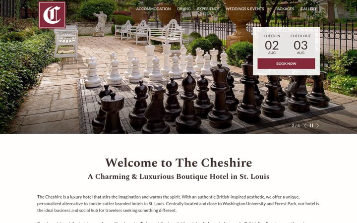 Screenshot of cheshirestl.com
