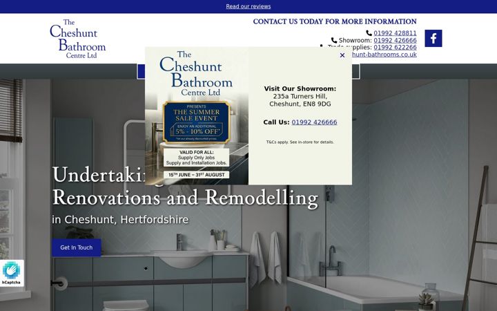 Screenshot του cheshunt-bathrooms.co.uk
