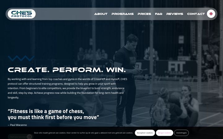 Screenshot of chesprotocol.com