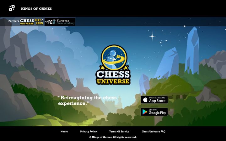 Screenshot di chess-universe.net