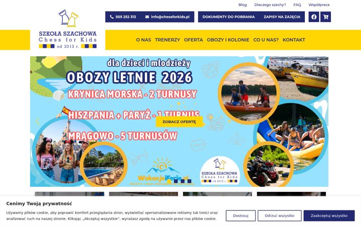 Екранна снимка на chessforkids.pl