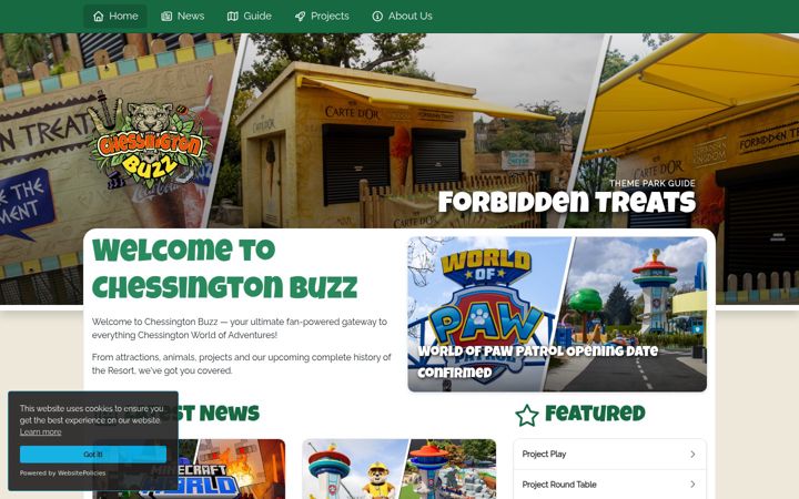 Screenshot of chessingtonbuzz.com