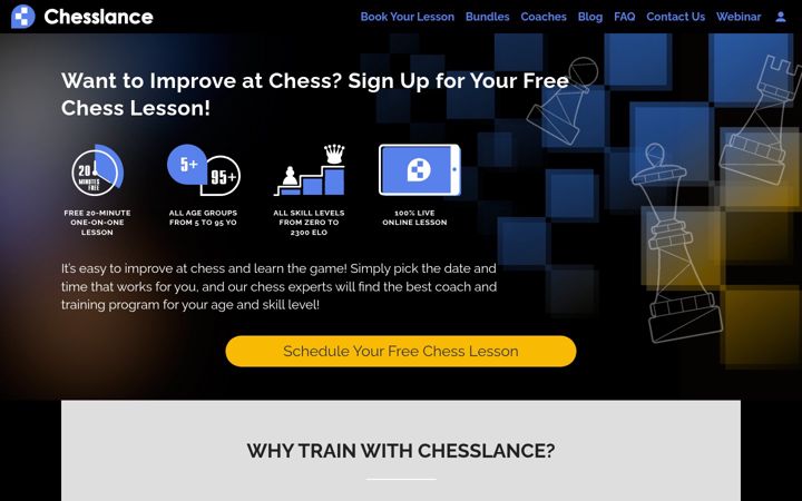 Screenshot of chesslance.com