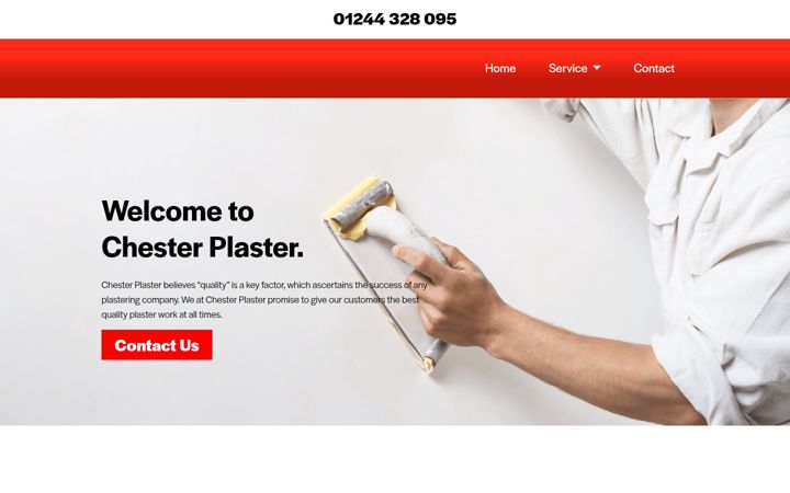 Screenshot του chester-plaster.co.uk