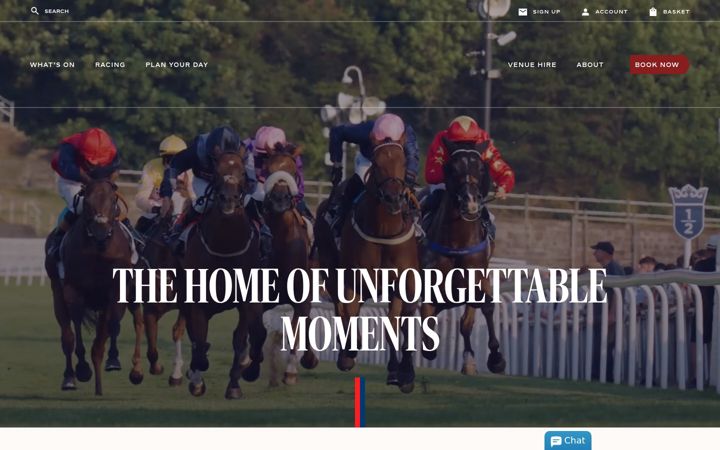 Screenshot of chester-races.com