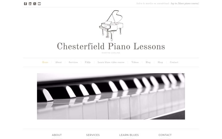 Screenshot του chesterfieldpianolessons.co.uk