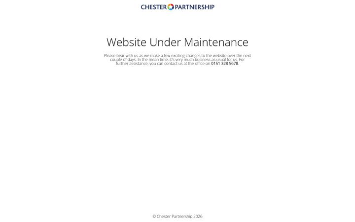 Captură de ecran a chesterpartnership.co.uk
