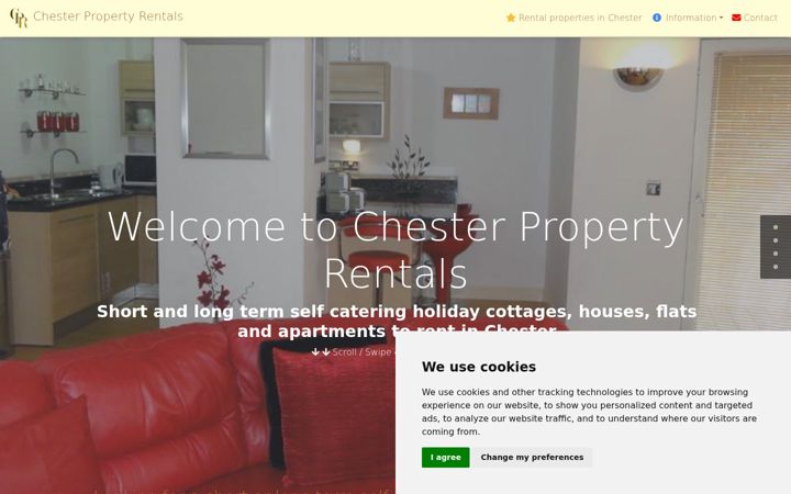 Screenshot of chesterpropertyrentals.com