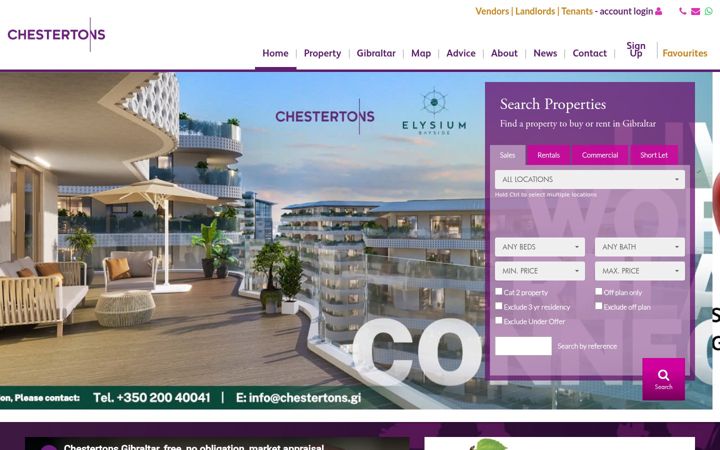 Screenshot of chestertons.gi