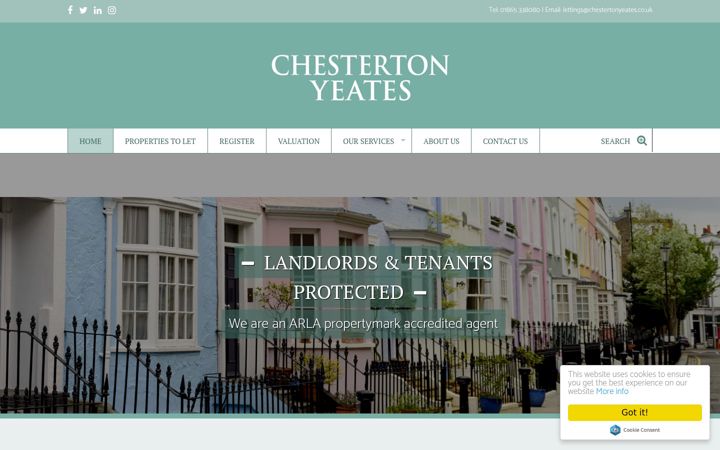 Screenshot di chestertonyeates.co.uk