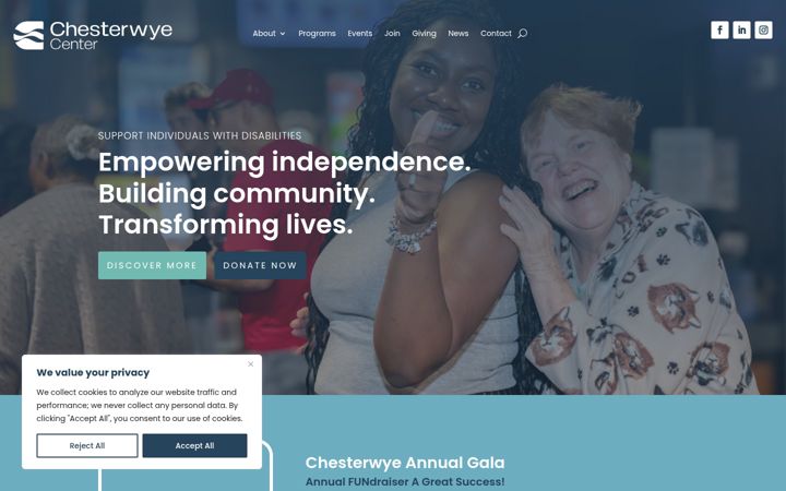 Screenshot di chesterwye.org
