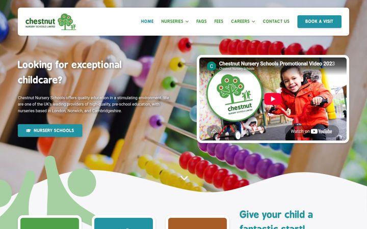 Screenshot of chestnut-nursery.com