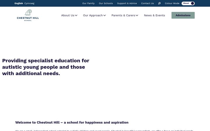 Screenshot di chestnuthillschool.co.uk