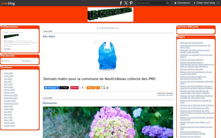 Screenshot of chestrolais.com