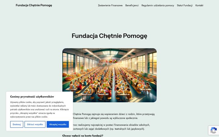 Screenshot di chetnie-pomoge.org