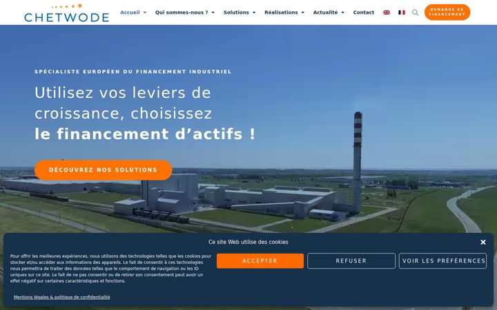Screenshot ta' chetwode.fr
