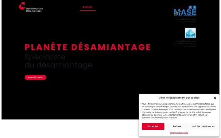 Screenshot ta' cheval-desamiantage.fr