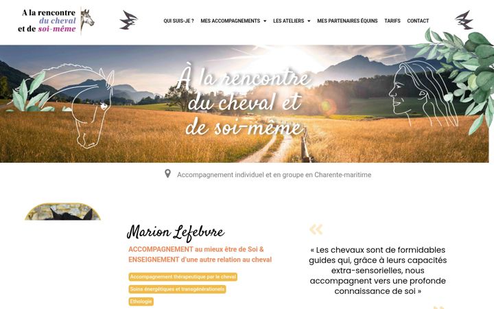 Screenshot ta' cheval-et-soi.fr