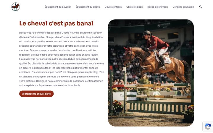 Screenshot of cheval-paris.fr