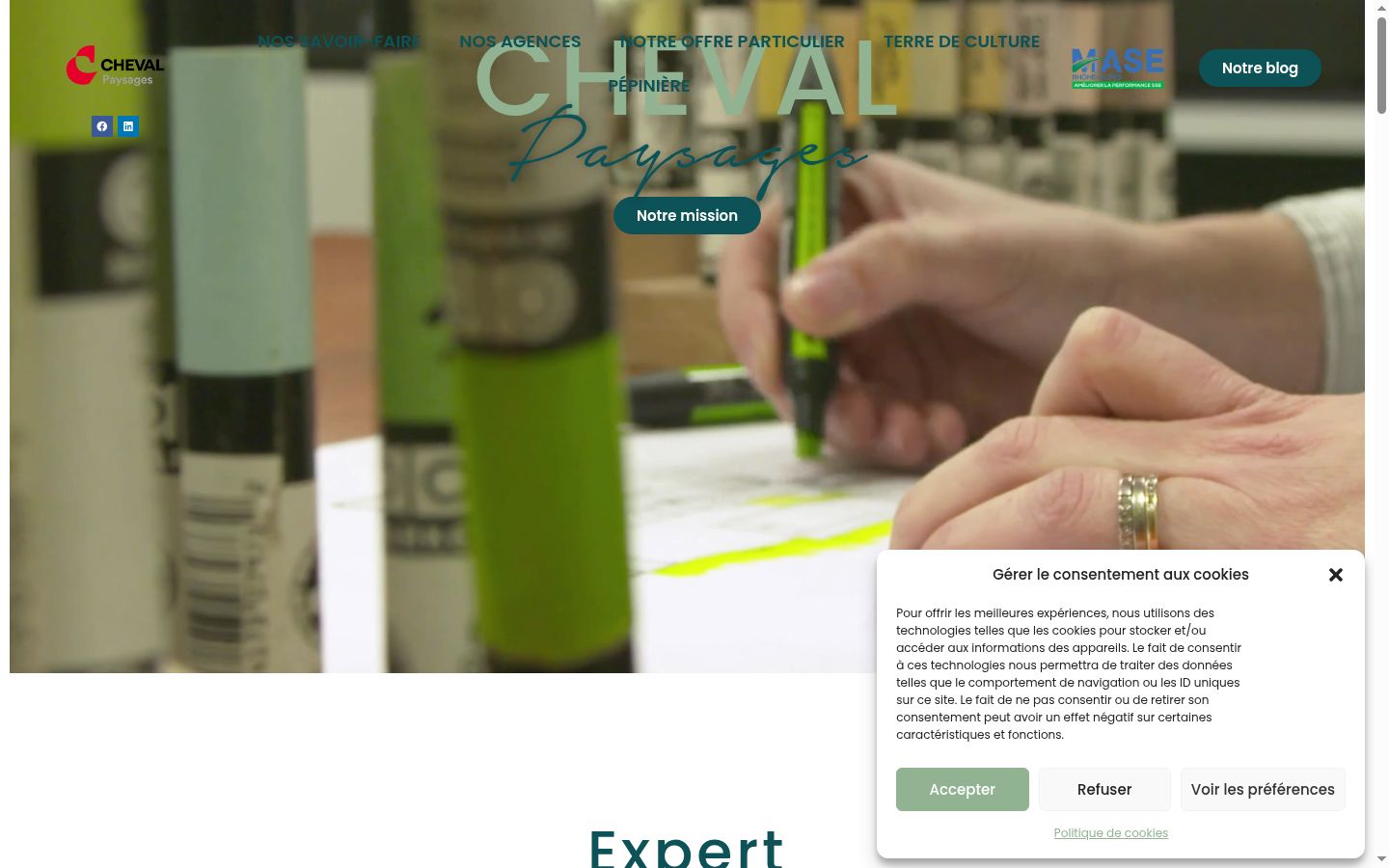 Screenshot tal-banner tal-kunsens muri qabel kwalunkwe interazzjoni