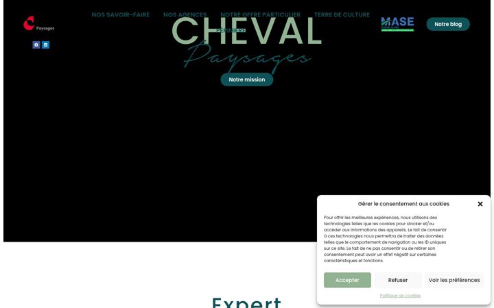 Screenshot ta' cheval-paysages.fr